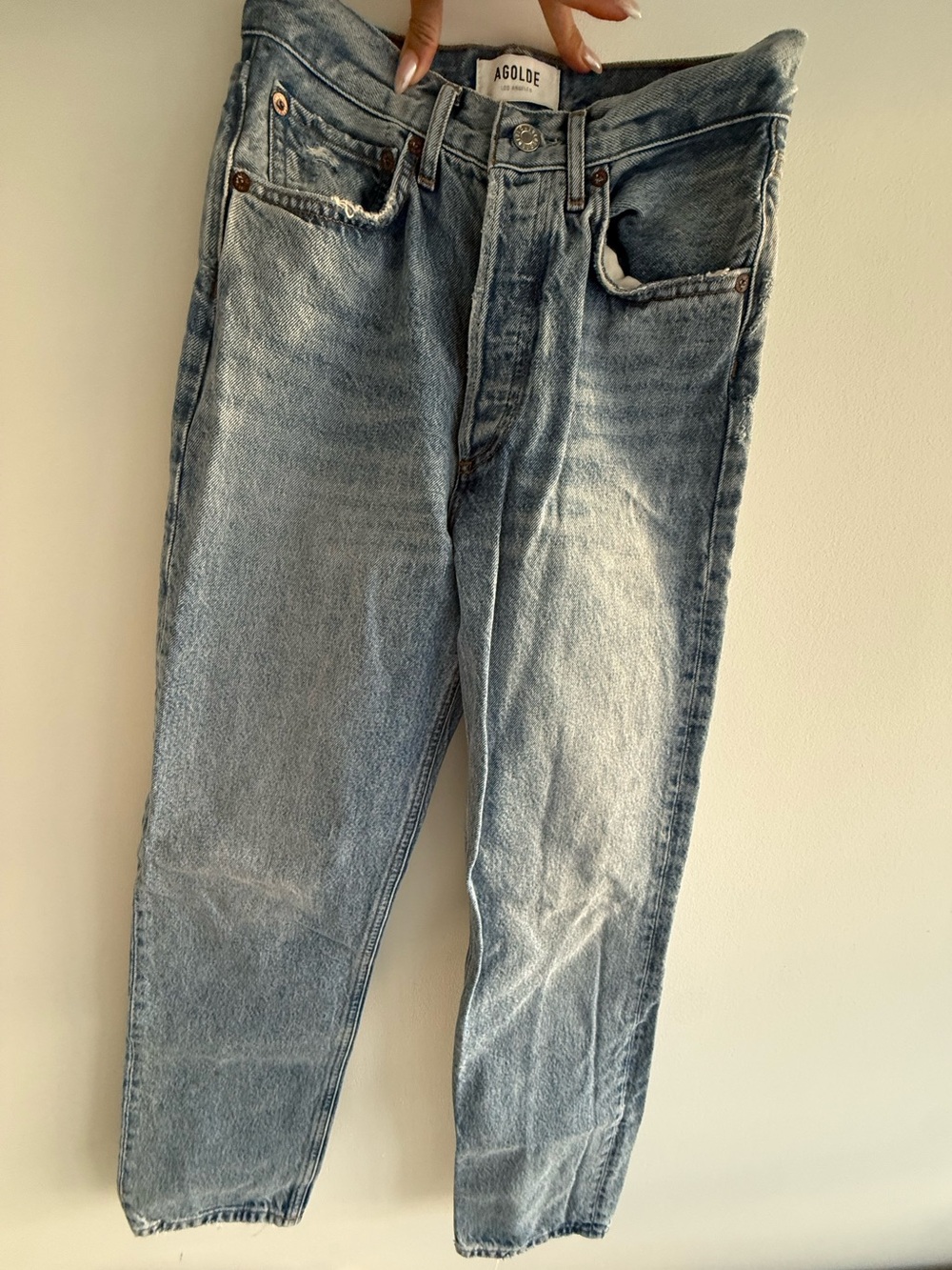 Agolde 90’s Mid Rise Loose Jeans in Scheme